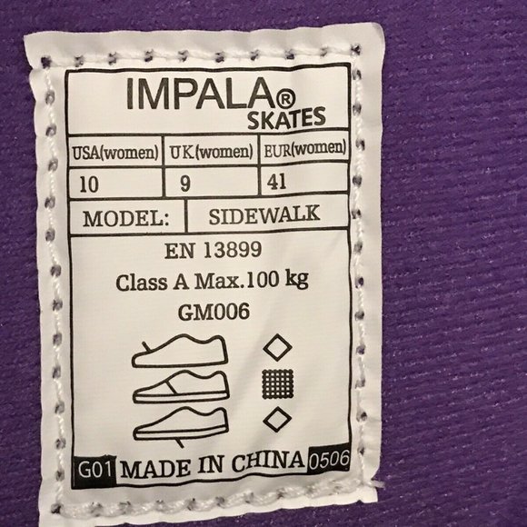 Impala Holographic Quad Roller Skates WMS SZ 10 - Picture 10 of 10